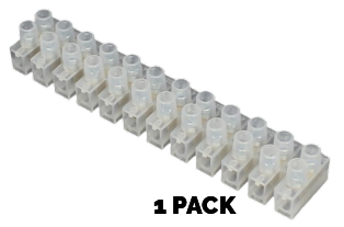 12 way 5A screw terminal chocolate block connector strip