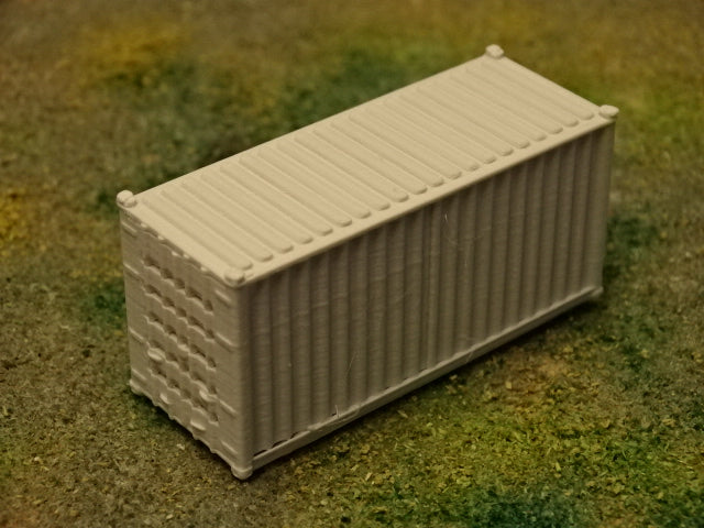 Shipping or Storage container 20ft and 40ft - N, TT, 3mm, H0 and 00 gauge