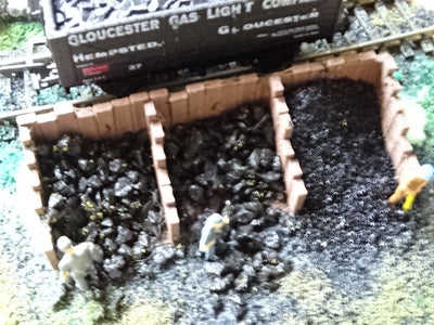 Coal Staithe or Bunker - sleeper built 00 gauge