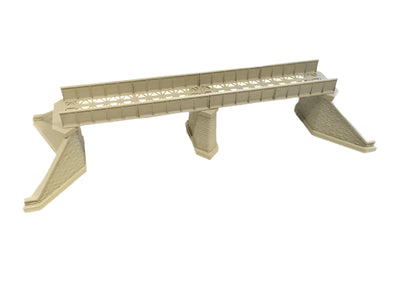 Modular plate girder bridge single track H0 / 00 gauge