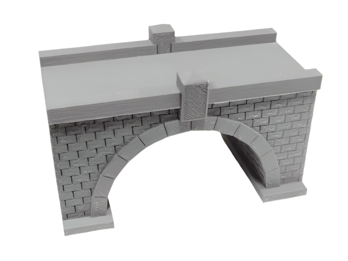 Brick viaduct bridge single and double track modular - H0/00 gauge