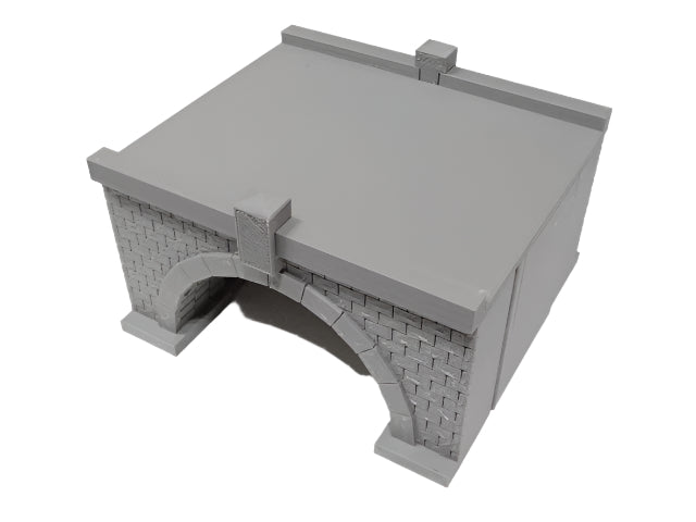 Brick viaduct bridge single and double track modular - H0/00 gauge