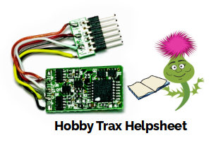 Hobby Trax Hilfeblatt – Hornby R7150 DCC-Decoder