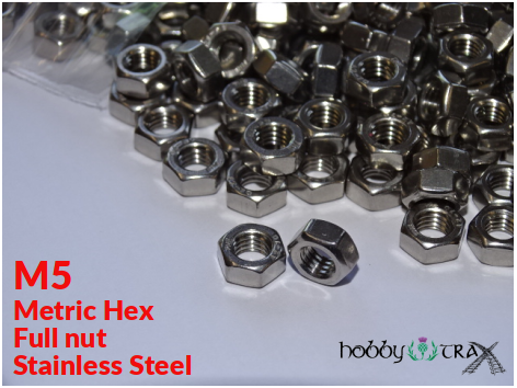 M5 Stainless Steel full nuts